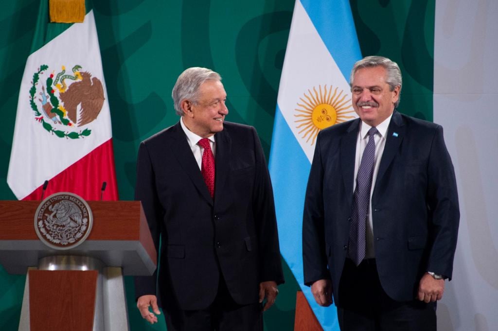 AMLO y Alberto Fernández