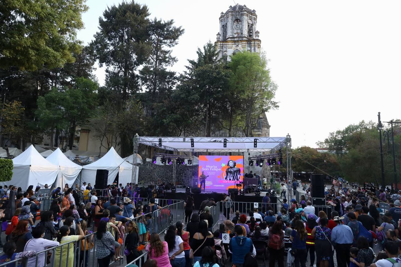Festival artístico en Coyoacán por el Día Internacional de la Mujer