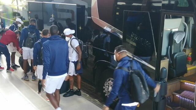 Selección de futbol de Panamá llega a México