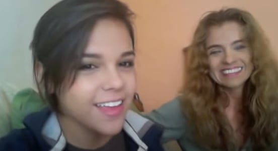 Yuya y su mamá, en sus inicios de YouTube.