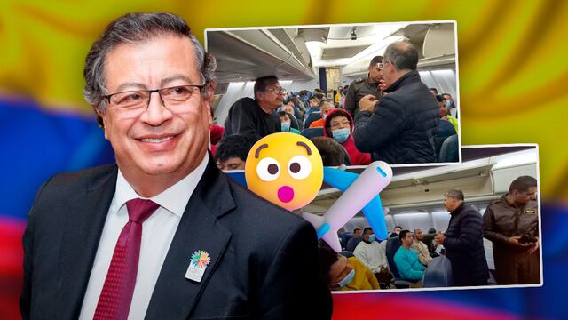 Gustavo Petro, presidente de Colombia, presume avión de migrantes deportados de Estados Unidos