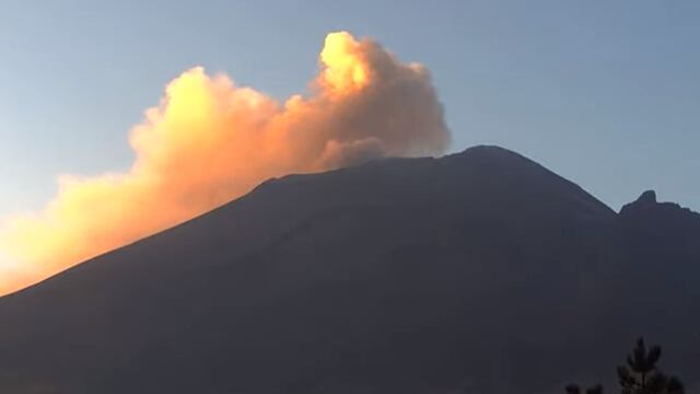 Volcán Popocatépetl el 14 de noviembre