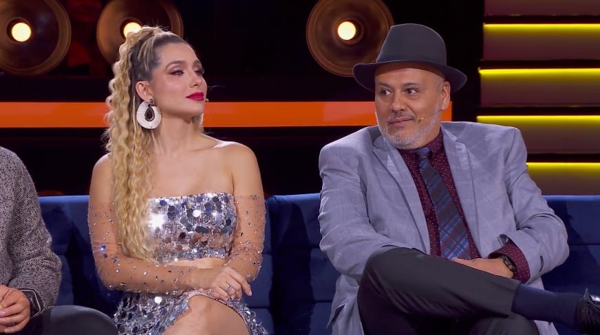 Marcela Mistral y René Franco