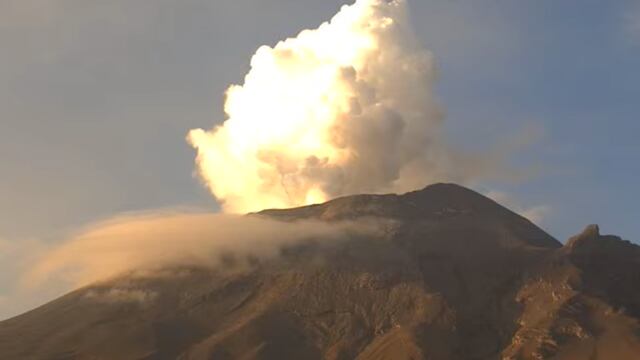 Volcán Popocatépetl el 11 de agosto