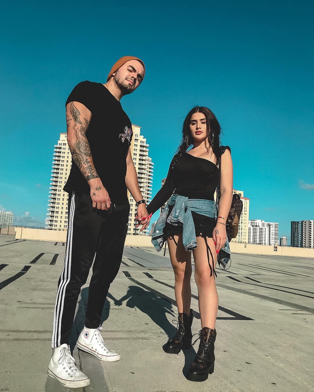 Adriano Zendejas y Antonella Russoniello.