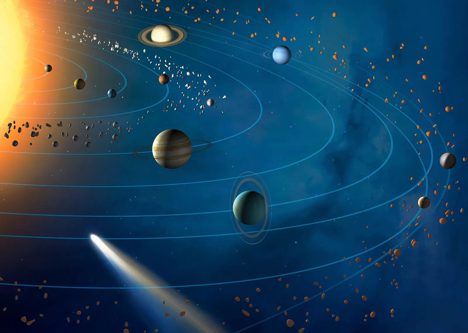 7 planetas retrógrados en agosto 2023 por primera vez en 200 años