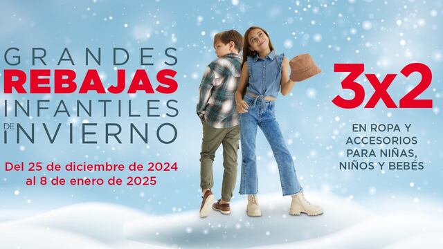 El mejor regalo para tu pequeño es el 3x2 en Sears