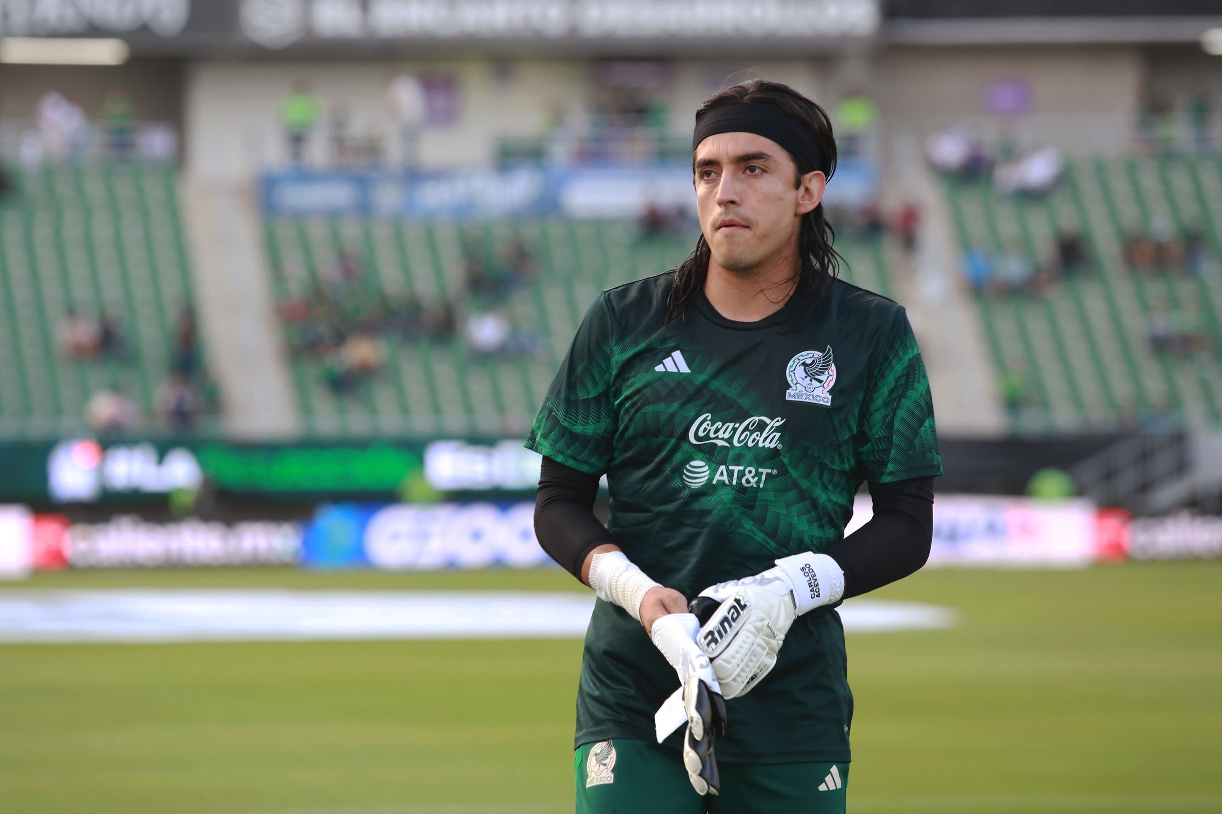 Carlos Acevedo, con la Selección Mexicana