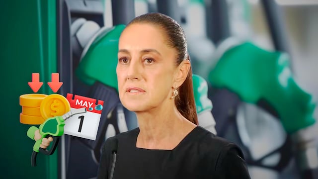 Desde el 1 de mayo bajan comisiones en gasolina y diésel, informa Claudia Sheinbaum