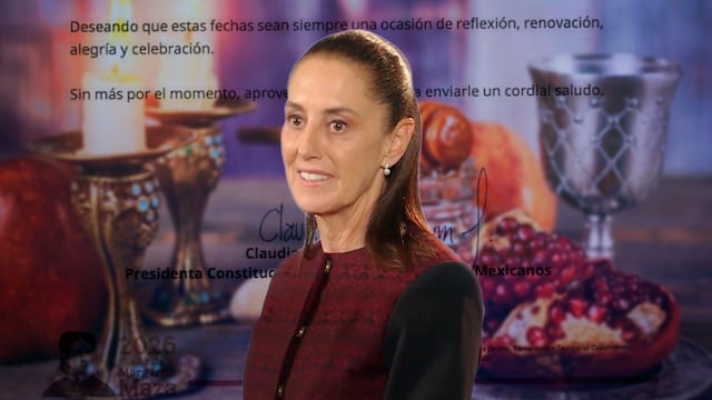 Claudia Sheinbaum felicita a la comunidad judía de México por Yom Kipur