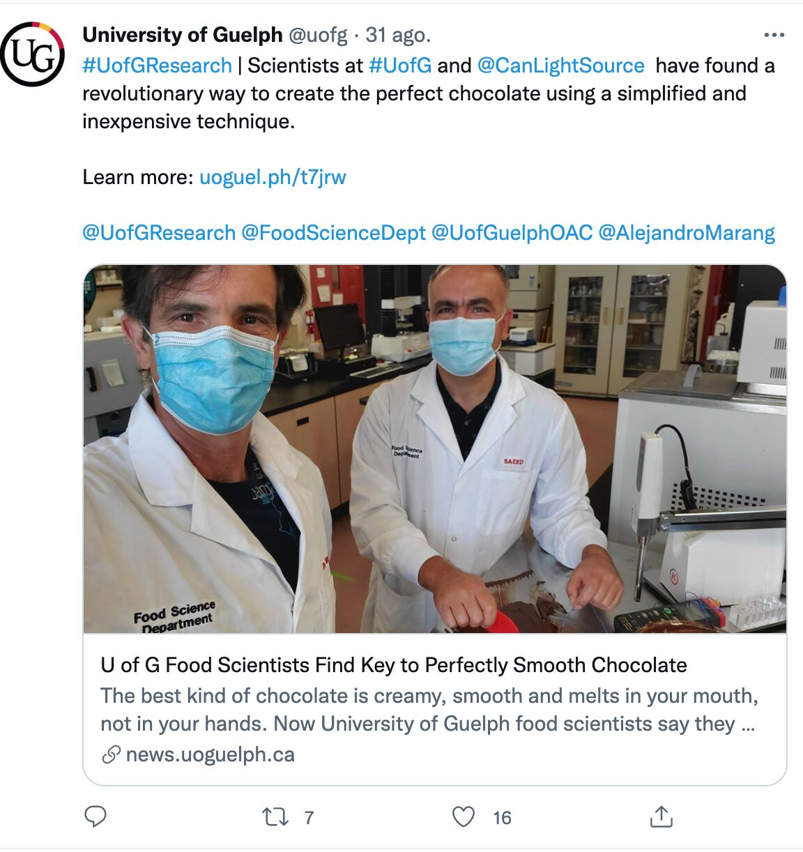 Investigación sobre el chocolate