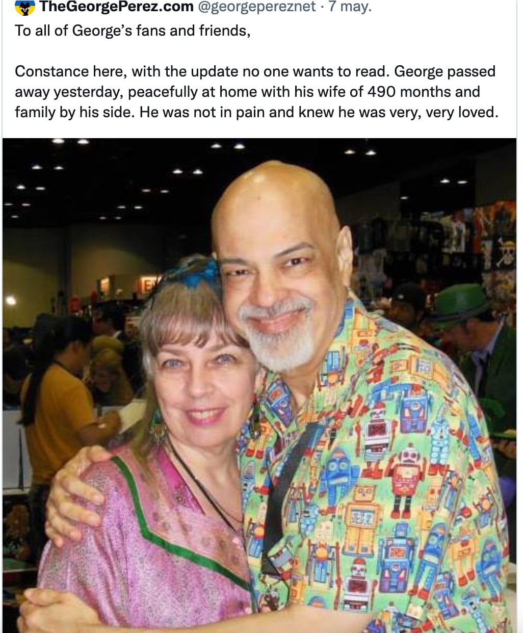 Muerte de George Pérez