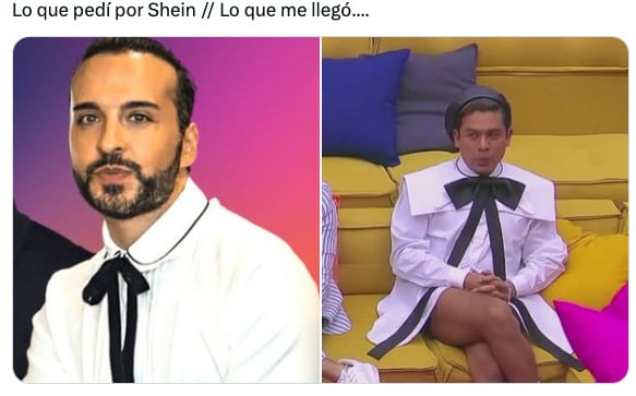 Los memes de Ricardo Peralta por su look en La Casa de los Famosos México 2024