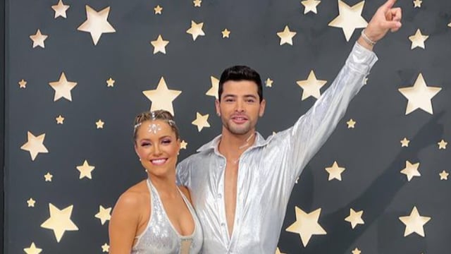 Moises Peñaloza y Pia Sanz en Las Estrellas bailan en Hoy