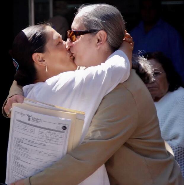 Jesusa Rodríguez y su esposa Liliana Felipe/Cuartoscuro