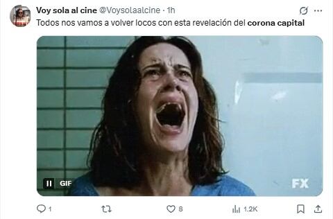 Memes por el cartel del Corona Capital 2025