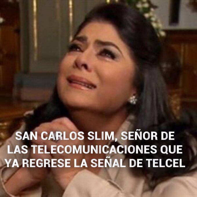 Memes por caída de Telcel