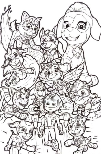 Mighty Pups de Paw Patrol con Ryder