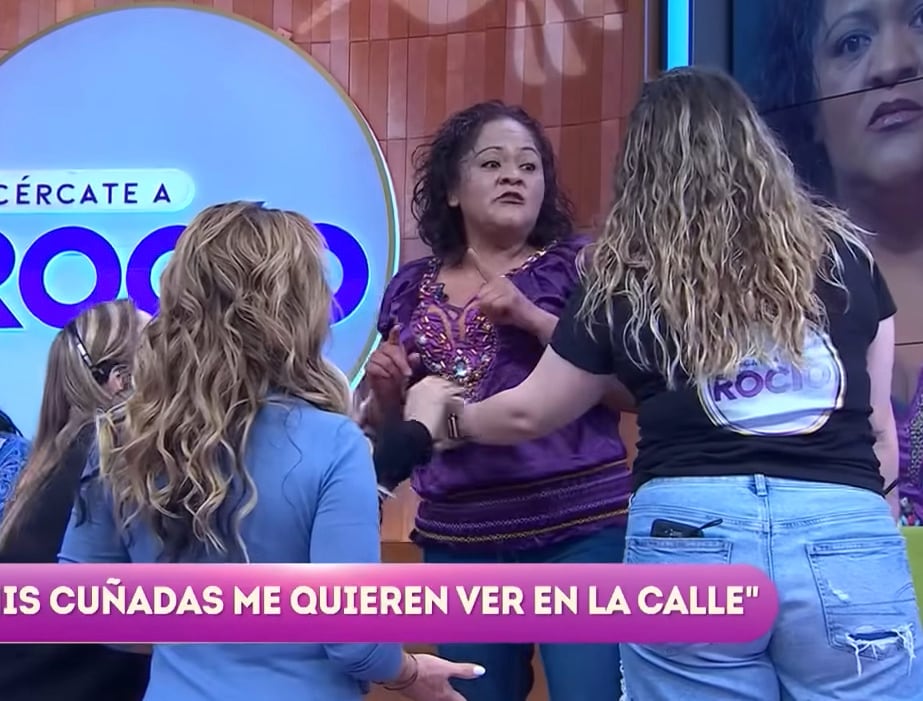 Pelea con Rocío Sánchez Azuara en Acércate a Rocío.