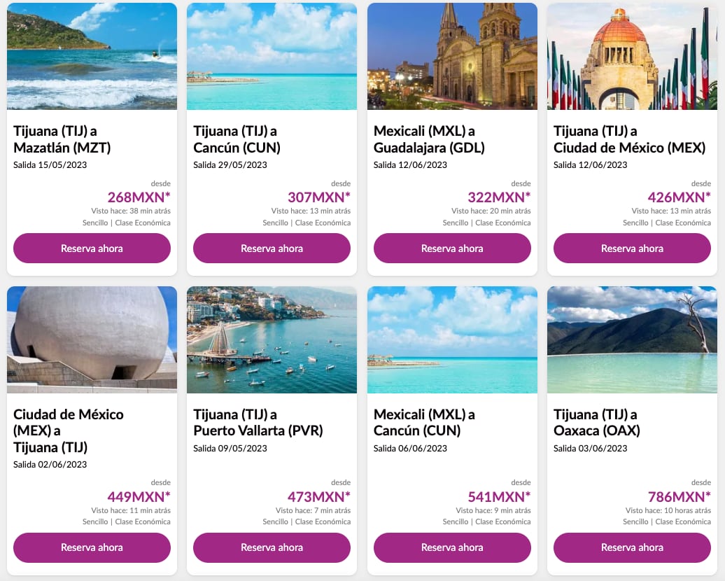 Descuentos del 80% en Volaris por su 17 aniversario