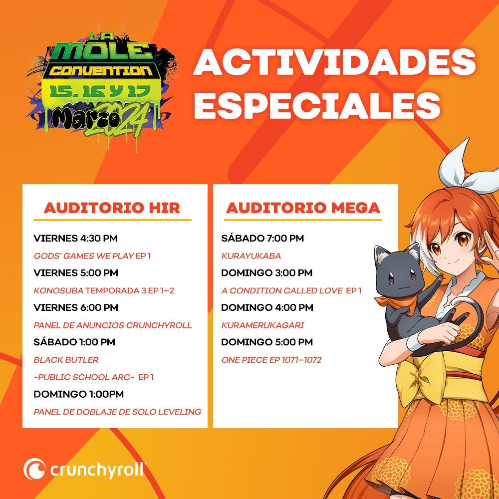 Crunchyroll en La Mole 2024