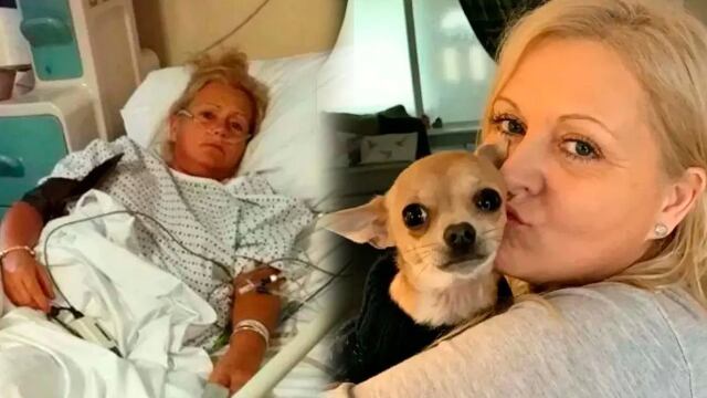 Amanda Gommo, su perrita le hizo popó en la cara