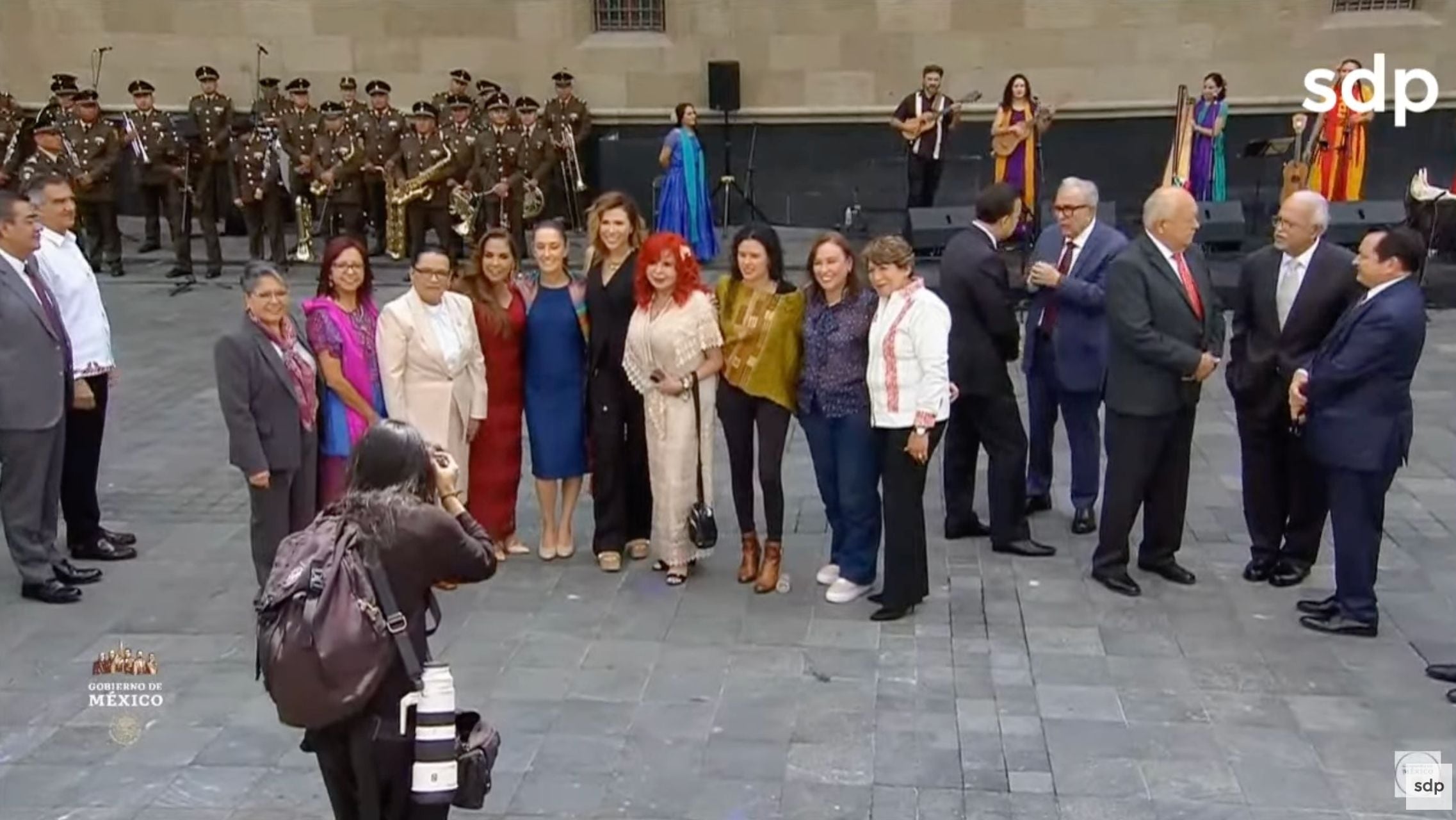 Claudia Sheinbaum en el sexto y último informe de AMLO en el Zócalo