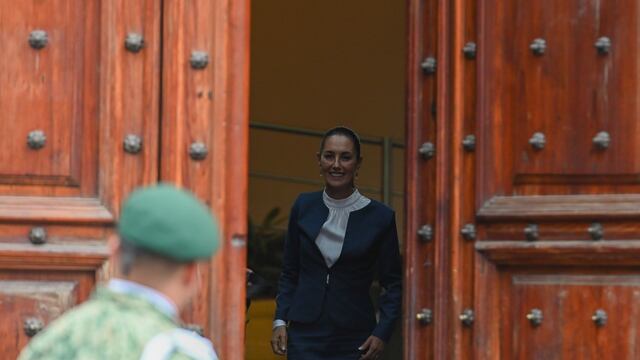 Claudia Sheinbaum, virtual presidenta electa de México, visitó Palacio Nacional para reunirse con el presidente Andrés Manuel López Obrador