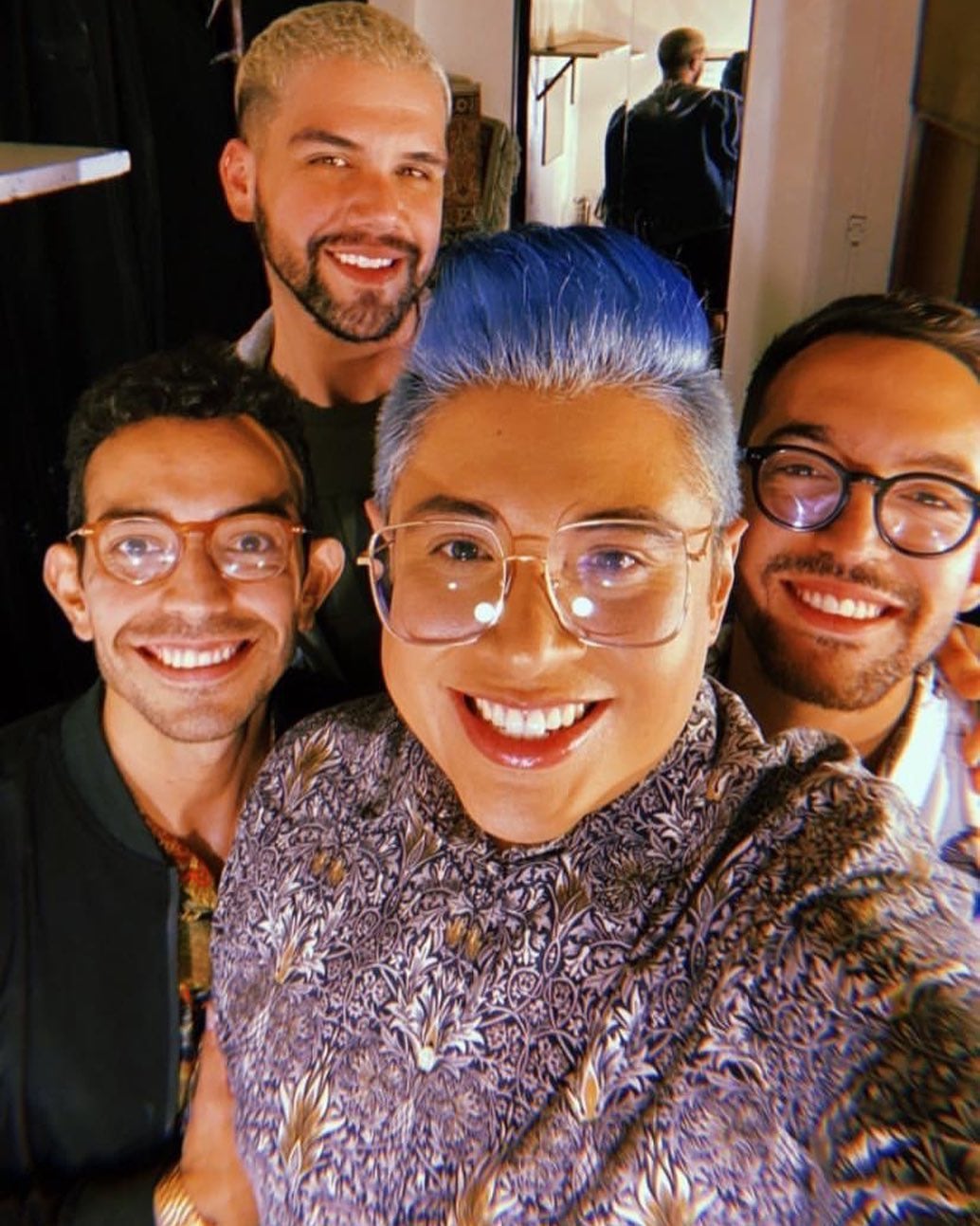 Stefano Coppola con famosos standuperos.