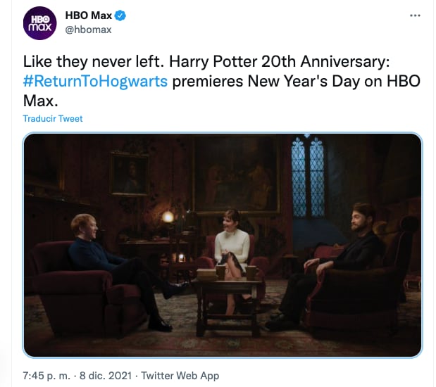 Primera imagen de la reunión de 'Harry Potter'