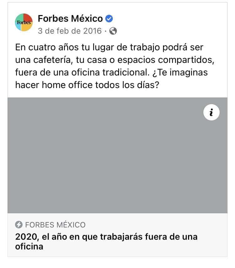Publirreportaje del 2016 sobre el Home Office
