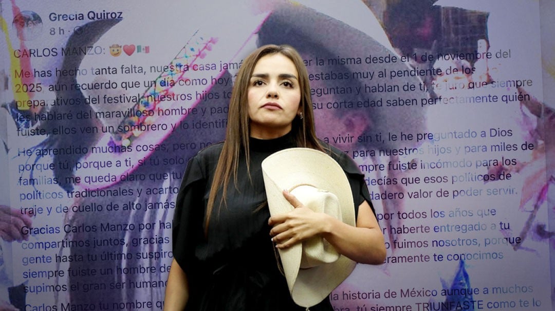 El mensaje de Grecia Quiroz para Carlos Manzo a casi un año de su asesinato