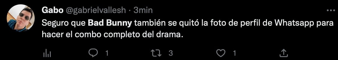 ¿Bad Bunny no soportó? Vuelve privada su cuenta