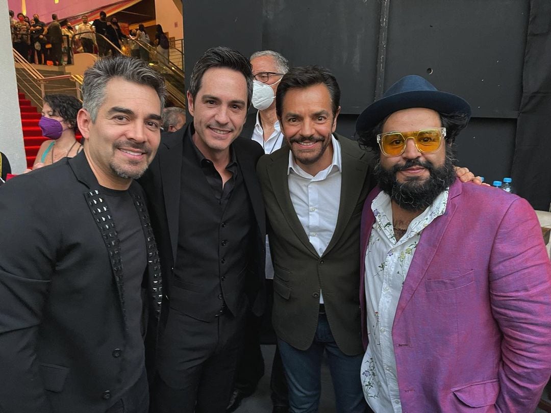 Omar Chaparro, Mauricio Ochmann y Eugenio Derbez