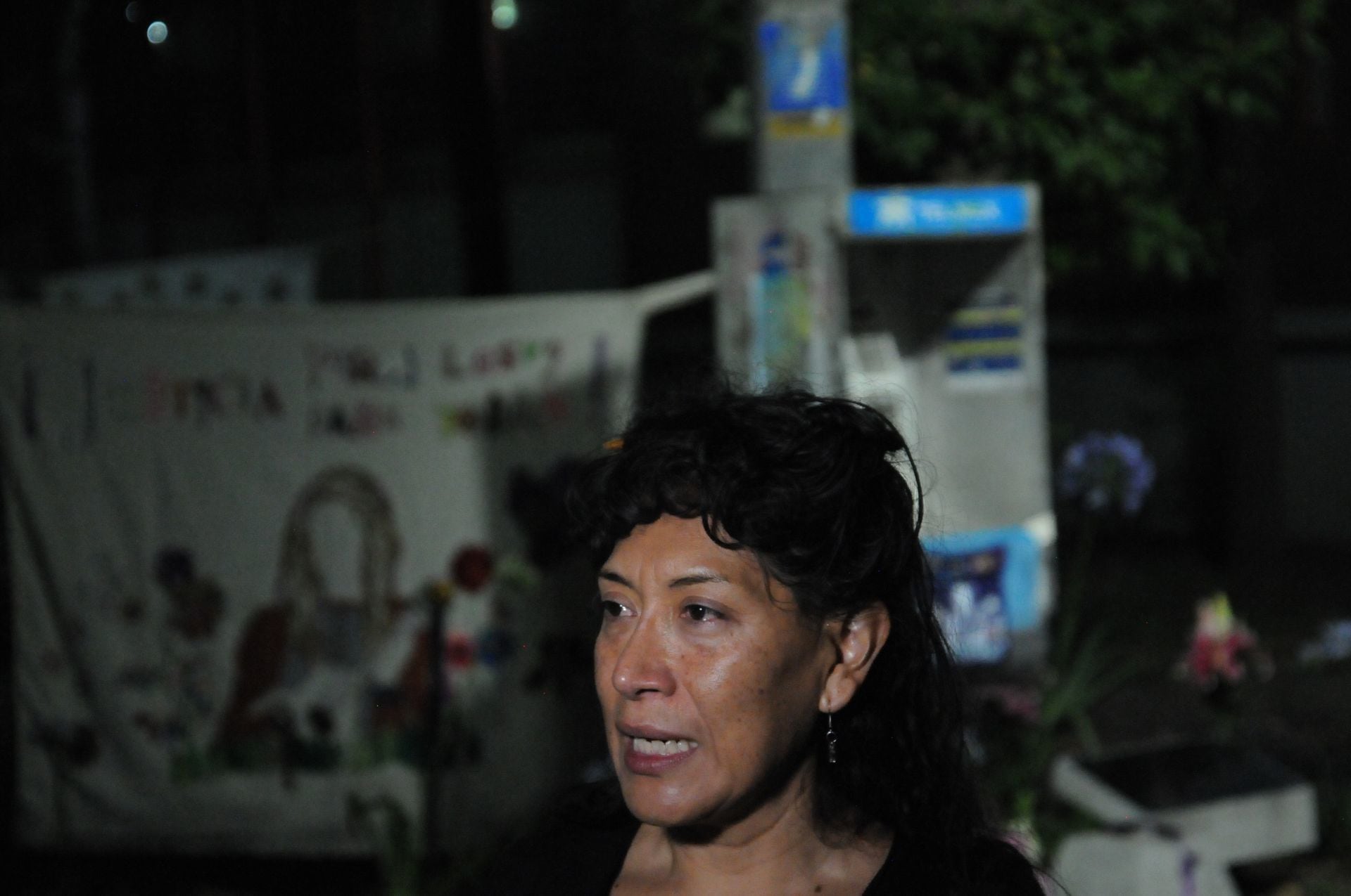 Araceli Osorio, mamá de Lesvy, en la velada a 6 años