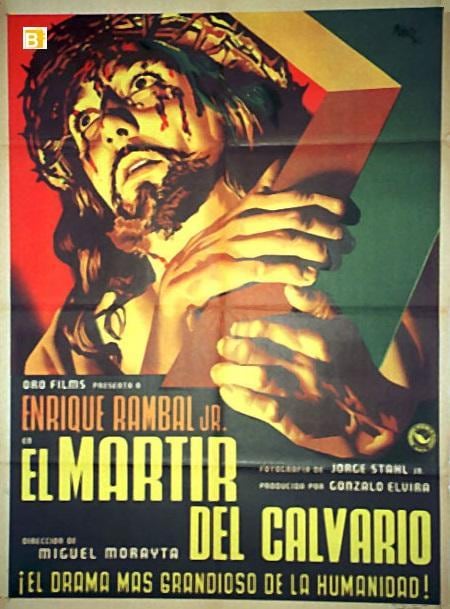 El mártir del calvario, película