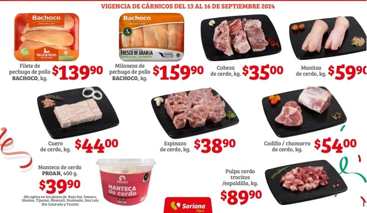 Ofertas Soriana hoy al 18 de septiembre por el Día de la Independencia 2024