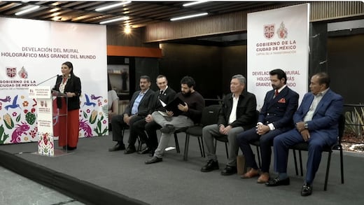 Metro CDMX rompe Récord Guinness con el mural holográfico más grande del mundo