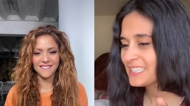 Shakira y Shubha Vedula hacen video en TikTok