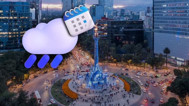 Desde lluvias fuertes hasta posible caída de granizo en CDMX