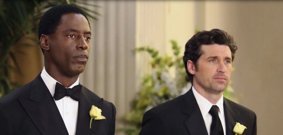 Patrick Dempsey & Isaiah Washington. Grey's Anatomy