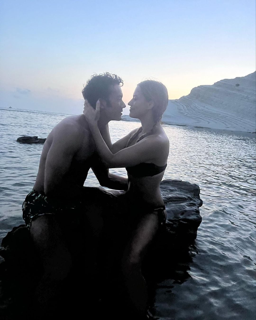Aarón Díaz y su esposa Lola Ponce.