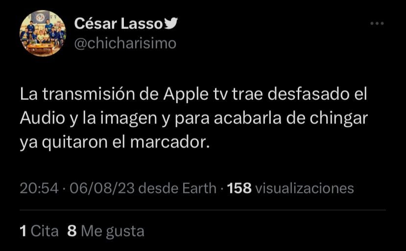 Los fans reventaron a Apple TV por los problemas que presentó en la transmisión del FC Dallas vs Inter Miami.