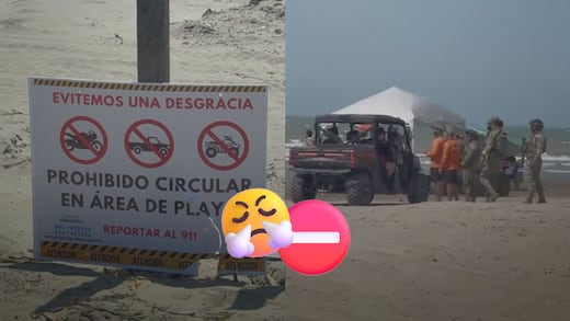Turistas violan prohibición con cuatrimotos y razers en playas de Miramar