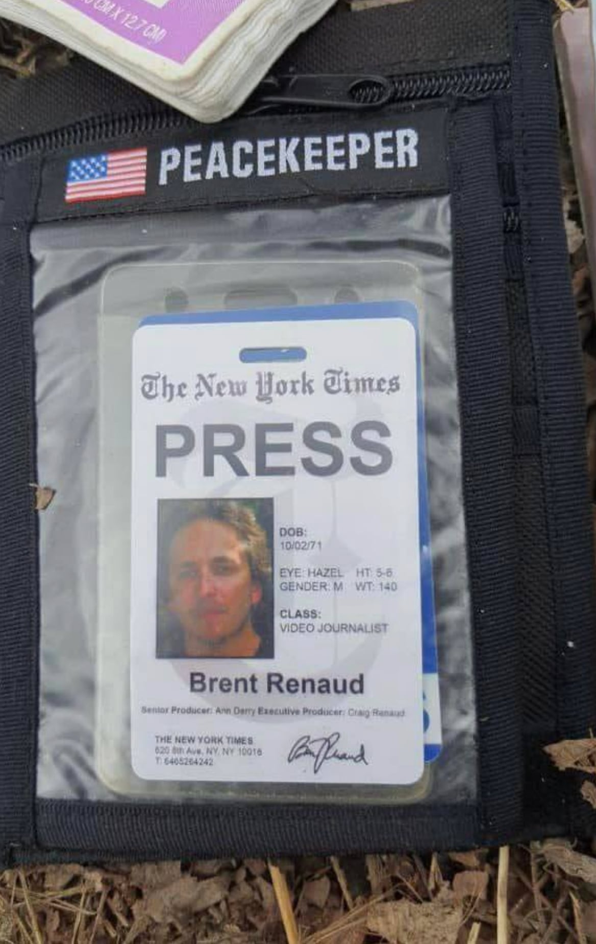 Brent Renaud, periodista asesinado por tropas rusas