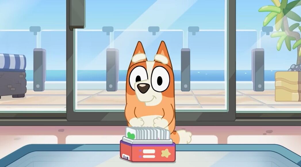 Bluey y Bingo consiguen juguetes nuevos