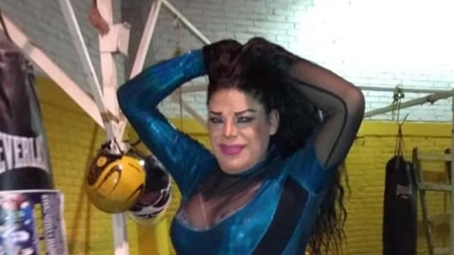 Miss Gaviota, la primera luchadora transgénero en México.