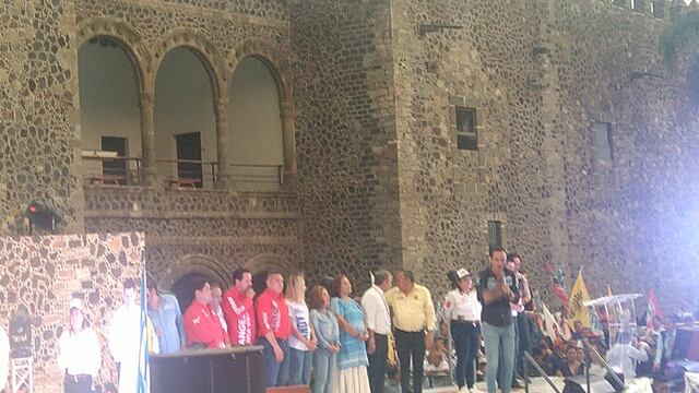 Cierre de campaña de Lucy Meza