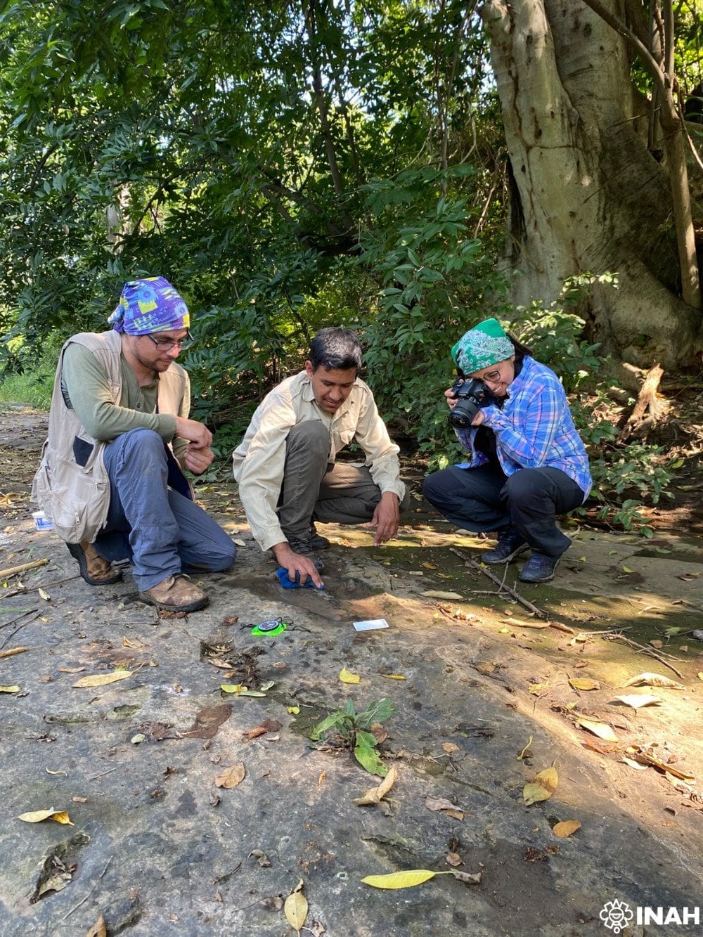 INAH revela descubrimiento de huellas dinosaurio en Apatzingán