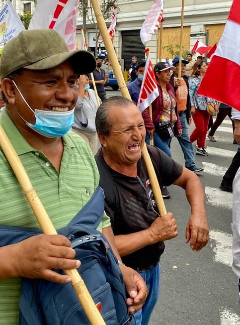 Protestas en Perú. Foto/Plácido Garza